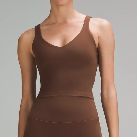 lululemon athletica Tops - lululemon athletica Brown V‑Neck Seamless Tank
